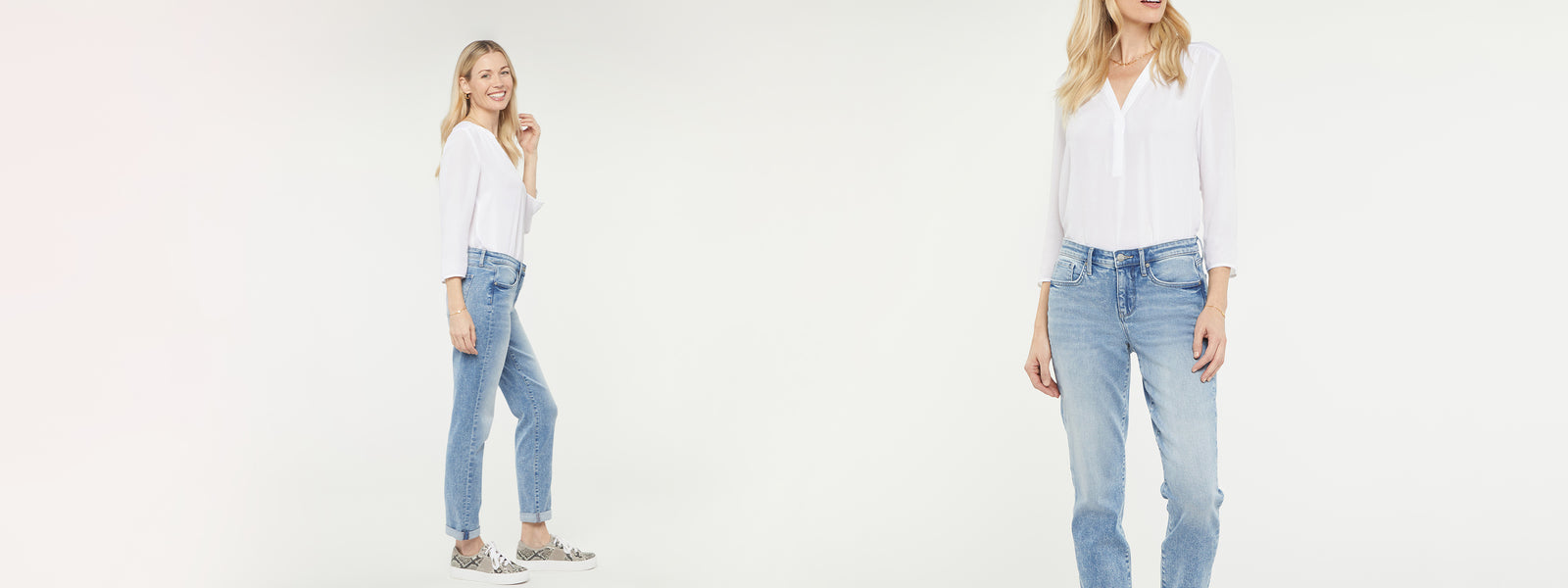 Margot Girlfriend Jeans Light Blue Premium Denim