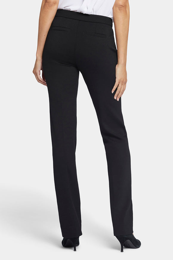 Slim Trouser Black Jersey | Black | Pants | NYDJ