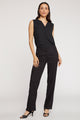 Marilyn Trouser Black Stretch Linen | Black | Pants | NYDJ