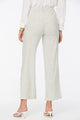 Wide Leg Ankle Trouser Striped Stretch Linen | Slubby Stripe | Pants | NYDJ