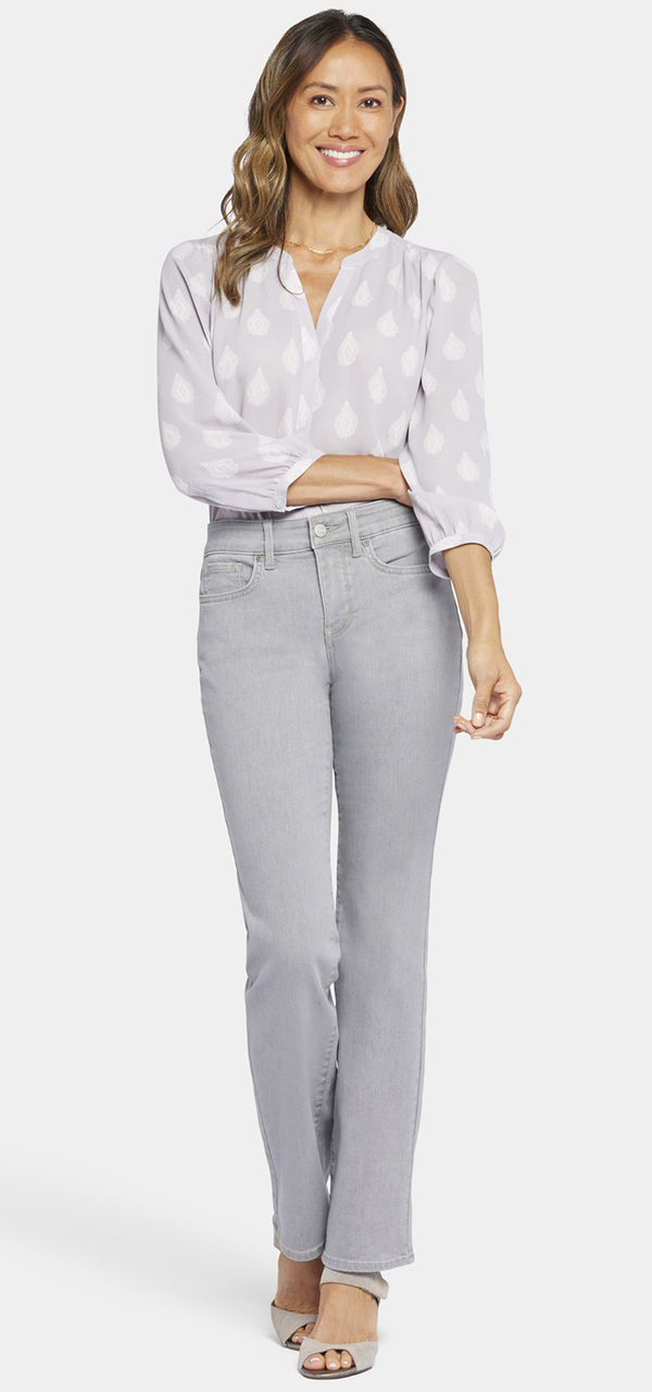 Marilyn Straight Jeans Light Grey Premium Denim