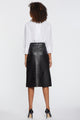 A-Line Skirt Black Faux Leather | Black | Skirt | NYDJ