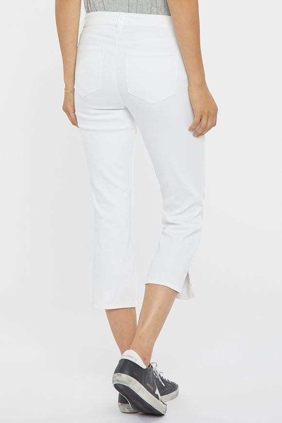 Chloe Capri Jeans White Coloured Denim | Optic White | Pants | NYDJ