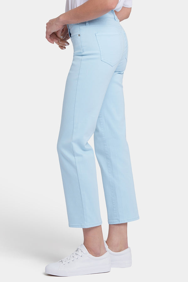 Marilyn Straight Ankle Jeans | Aquatic | Denim | NYDJ