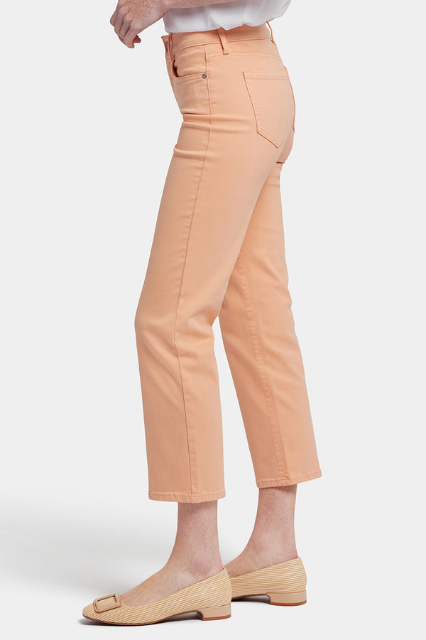 Marilyn Straight Ankle Jeans | Apricot Nectar | Denim | NYDJ