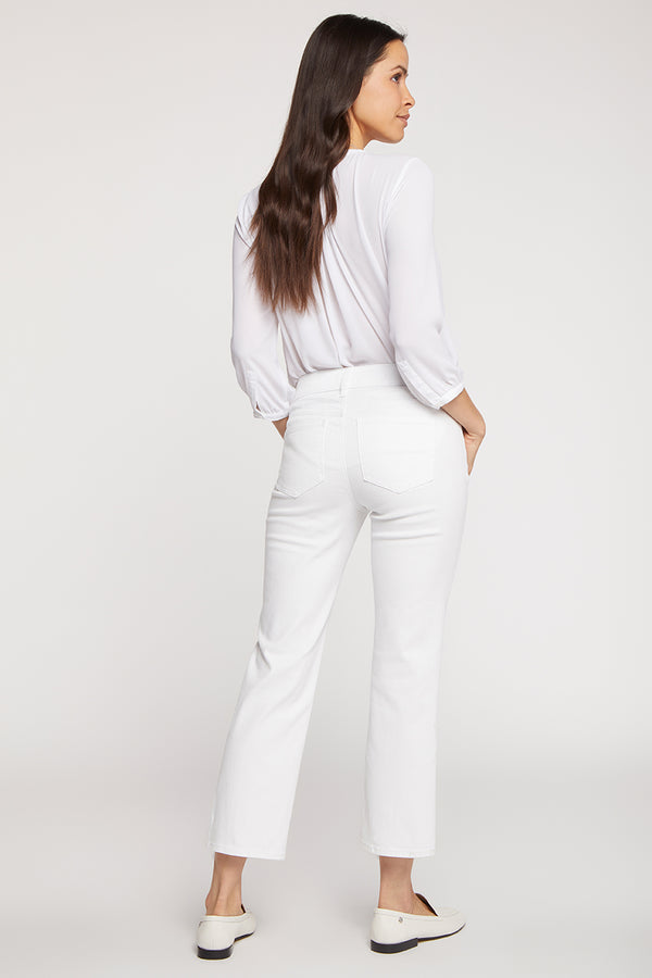 Marilyn Straight Ankle Jeans White Coloured Denim | Optic White | Denim | NYDJ