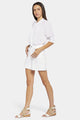 A-Line Denim Shorts White Coloured Denim | Optic White | Shorts | NYDJ