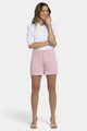 A-Line Denim Shorts Pink Coloured Denim | Aphrodite | Shorts | NYDJ