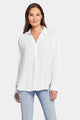 Becky Blouse White | Optic White | Blouse | NYDJ