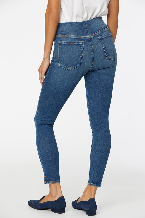 Pull-On Skinny Ankle Medium Blue SpanSpring™ Denim | Clean Allure | Denim | NYDJ