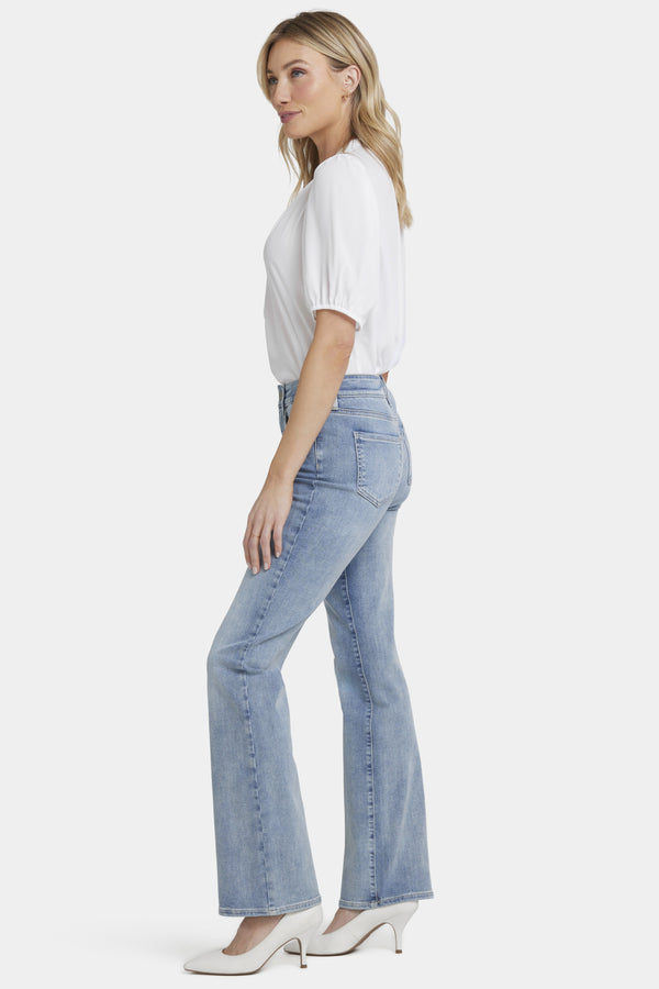 Blake High Rise Slim Flare Light Blue Premium Denim | Haley | Pants | NYDJ