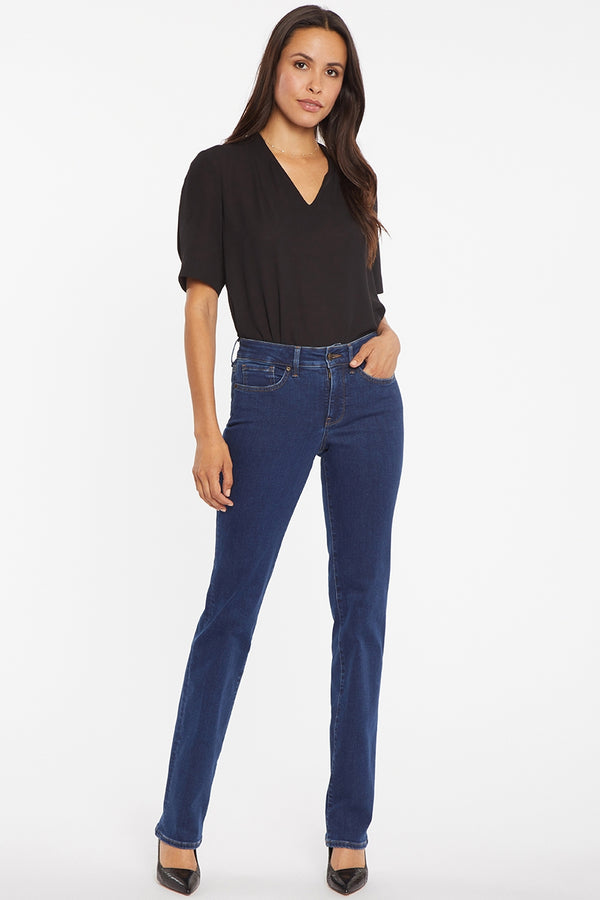 Marilyn Straight Jeans Medium Blue Premium Denim | Quinn | Pants | NYDJ