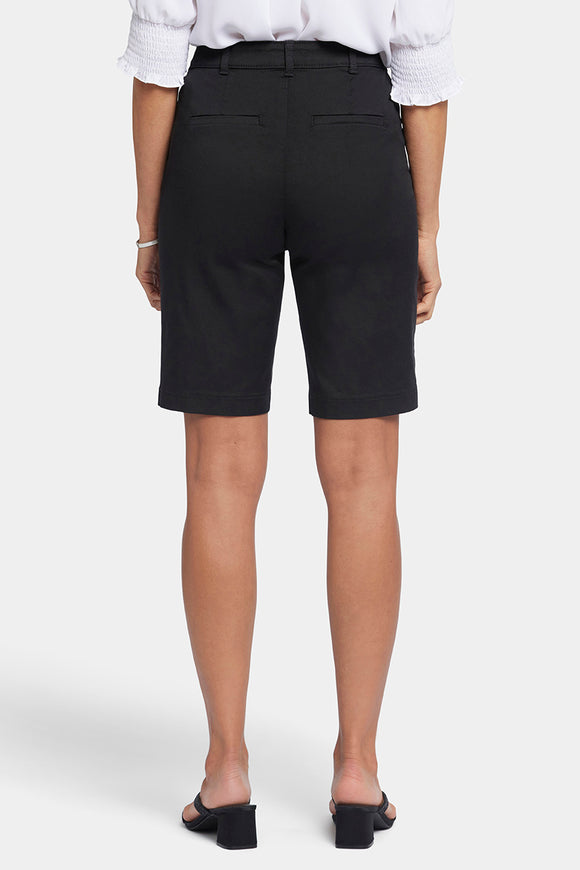 Bermuda Short Black Stretch Twill | Black | Shorts | NYDJ