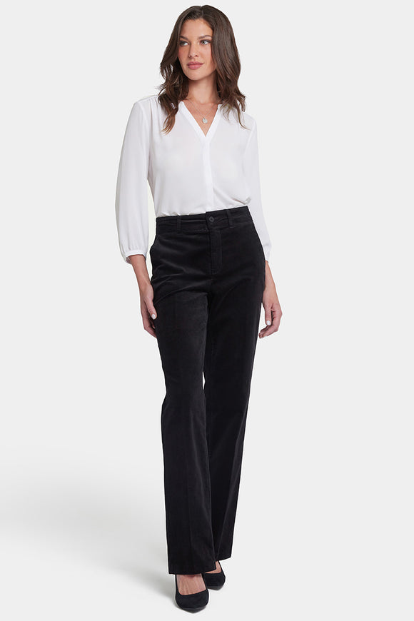 Straight Leg Trouser Black | Black | Pants | NYDJ