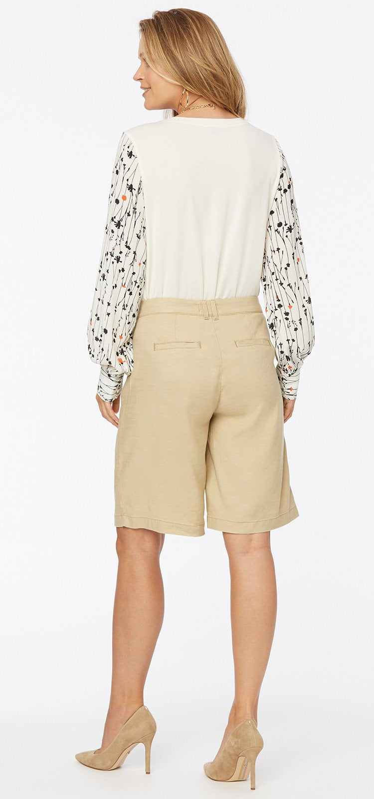 Nydj 2025 linen shorts