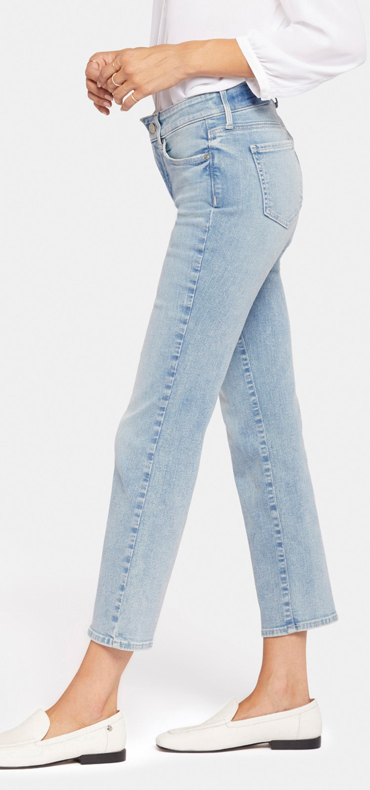 Nydj marilyn sale straight ankle jeans