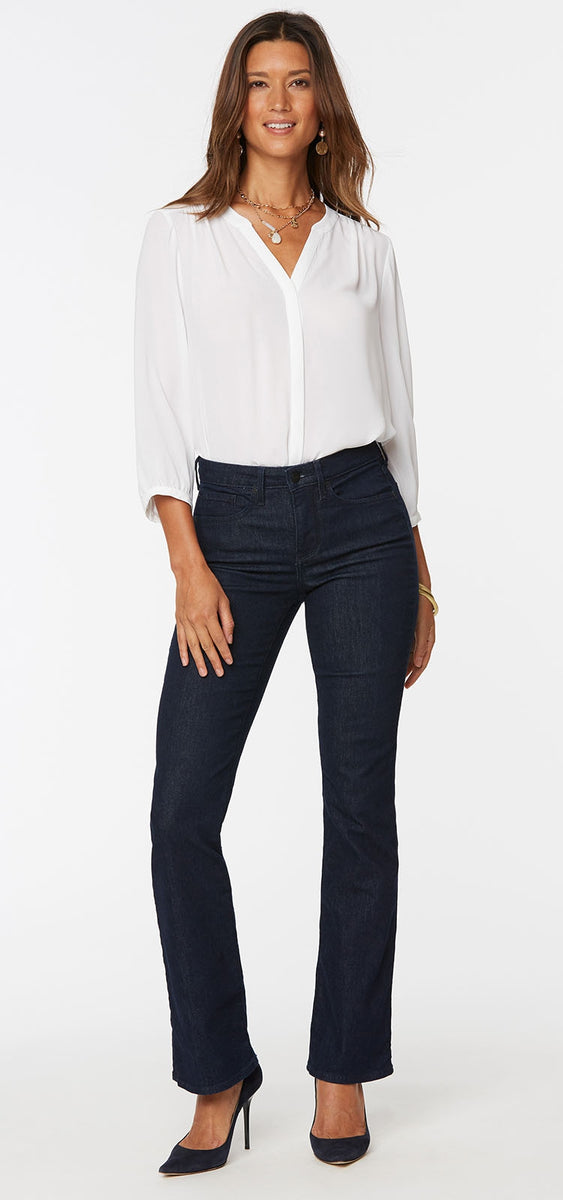 Barbara Bootcut Jeans Dark Blue Premium Denim (Tall) | NYDJ – NYDJ UK
