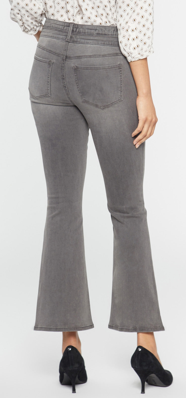 Ava Flared Jeans In Plus Size With High Rise And Paneled Waistband